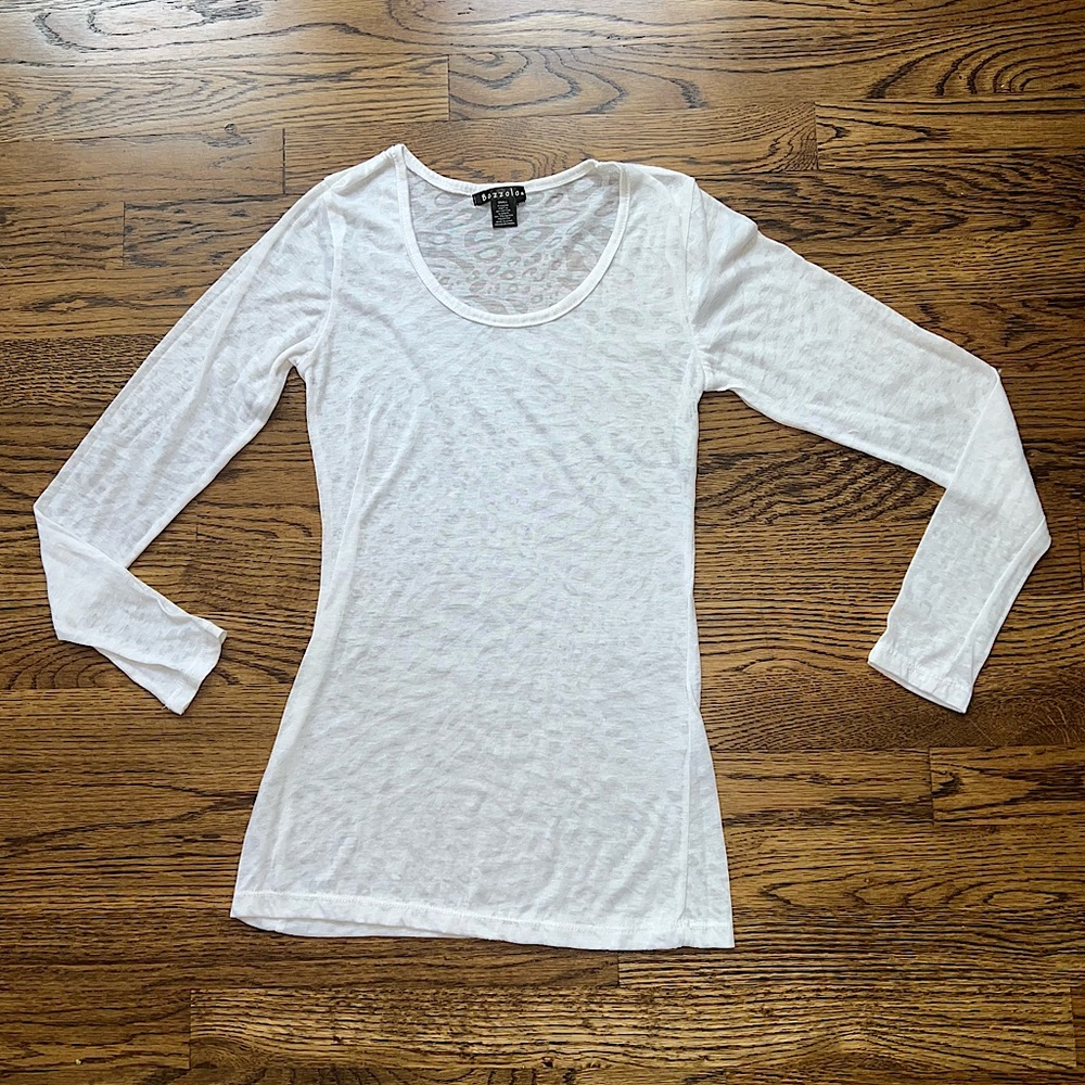 Bozzolo animal print l/s tee